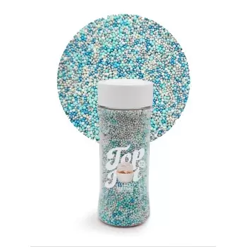 Celebration Mix Nonpareils Sugar Pearl Sprinkles Topping Decoration 3.5oz - Frosty Delight