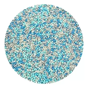 Celebration Mix Nonpareils Sugar Pearl Sprinkles Topping Decoration 3.5oz - Frosty Delight