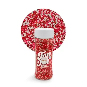 Celebration Mix Nonpareils Sugar Pearl Sprinkles Topping Decoration 3.5oz - Lovebird Blend