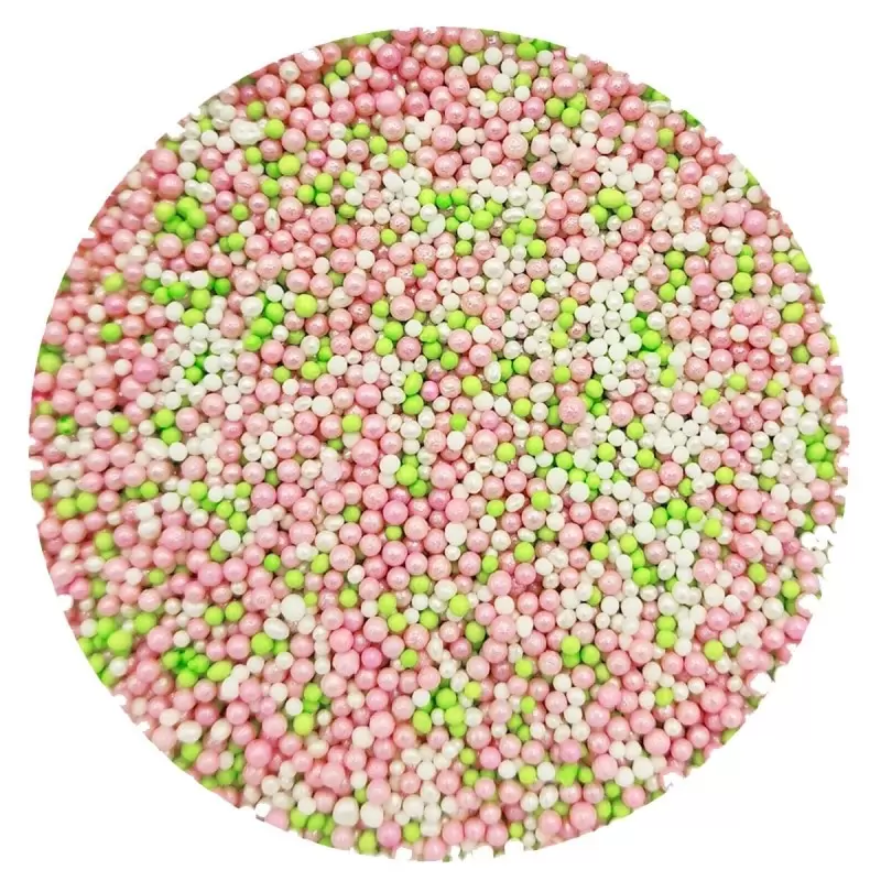 Celebration Mix Nonpareils Sugar Pearl Sprinkles Topping Decoration 3.5oz - Magic Cascade