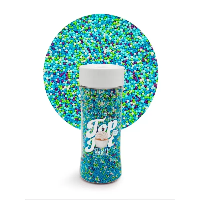 Celebration Mix Nonpareils Sugar Pearl Sprinkles Topping Decoration 3.5oz - Mystic Mermaid