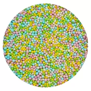 Celebration Mix Nonpareils Sugar Pearl Sprinkles Topping Decoration 3.5oz - Springtime Symphony