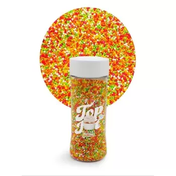 Celebration Mix Nonpareils Sugar Pearl Sprinkles Topping Decoration 3.5oz - Tutti Frutty