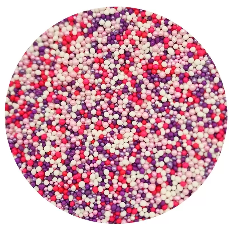 Celebration Mix Nonpareils Sugar Pearl Sprinkles Topping Decoration 3.5oz - Whimsical Blend