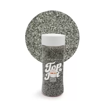 Gourmet Colored Sugar Crystals Topping Decoration 3.5oz - Silver Blitz