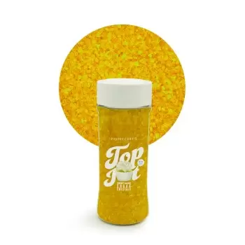 Gourmet Colored Sugar Crystals Topping Decoration 3.5oz - Topaz Yellow