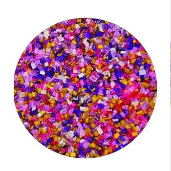 Gourmet Colored Sugar Crystals Mix Topping Decoration 3.5oz - Royal Princess