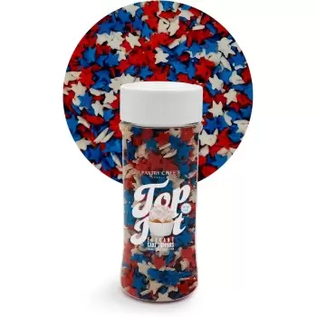 Elegant Star Shaped Sprinkles Topping Decoration 3.5oz - Star Parade