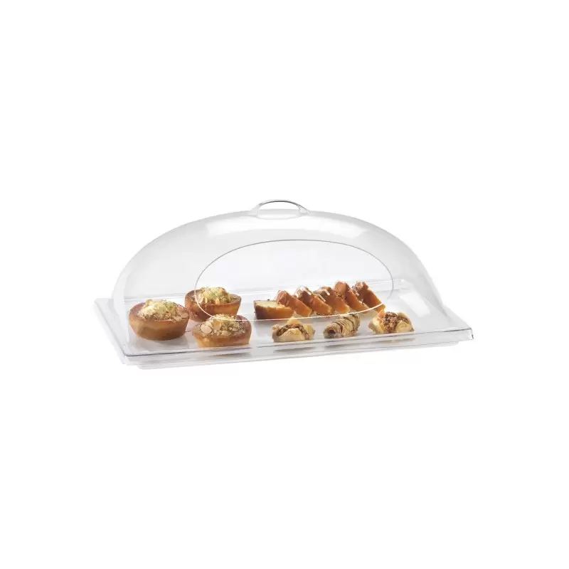 Cal-Mil Classic Clear Dome Display Cover With Single Side Opening - 12" x 20" x 7 1/2"