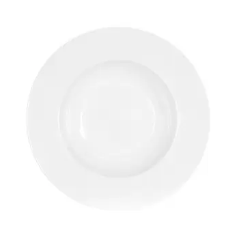 Cal-Mil Classic Rim White 16 Oz. Melamine Bowl