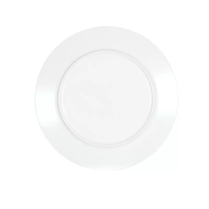 Cal-Mil Classic Rim White 11" Melamine Plate