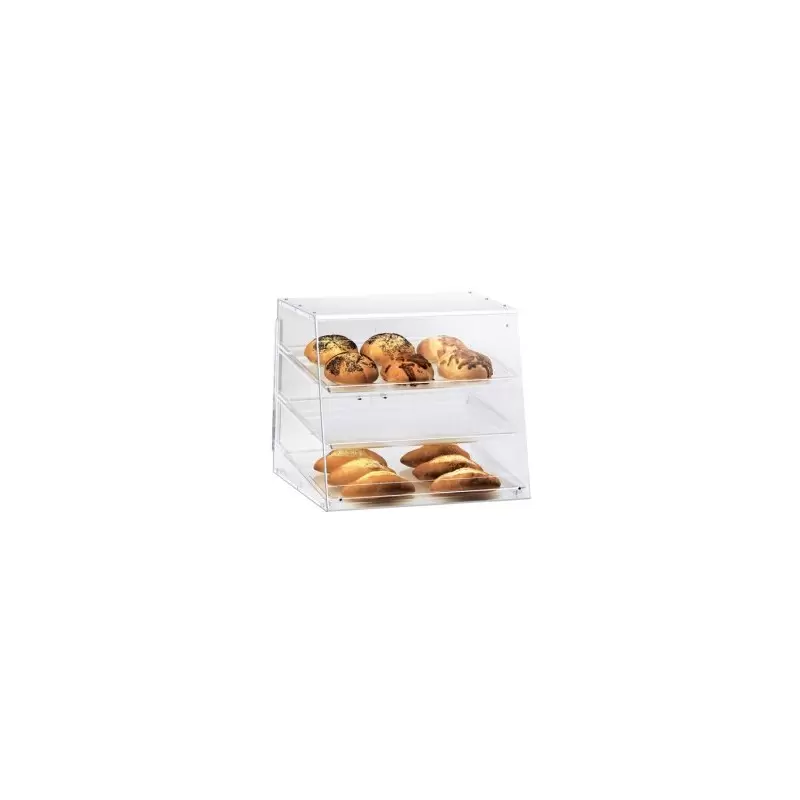 Cal-Mil Classic Display Case 3 Tray - U - Build - Attendant Serve