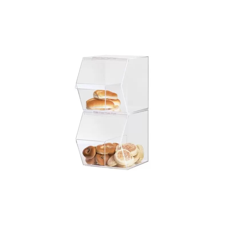 Cal-Mil Classic Stackable Acrylic Food Bin With Divider