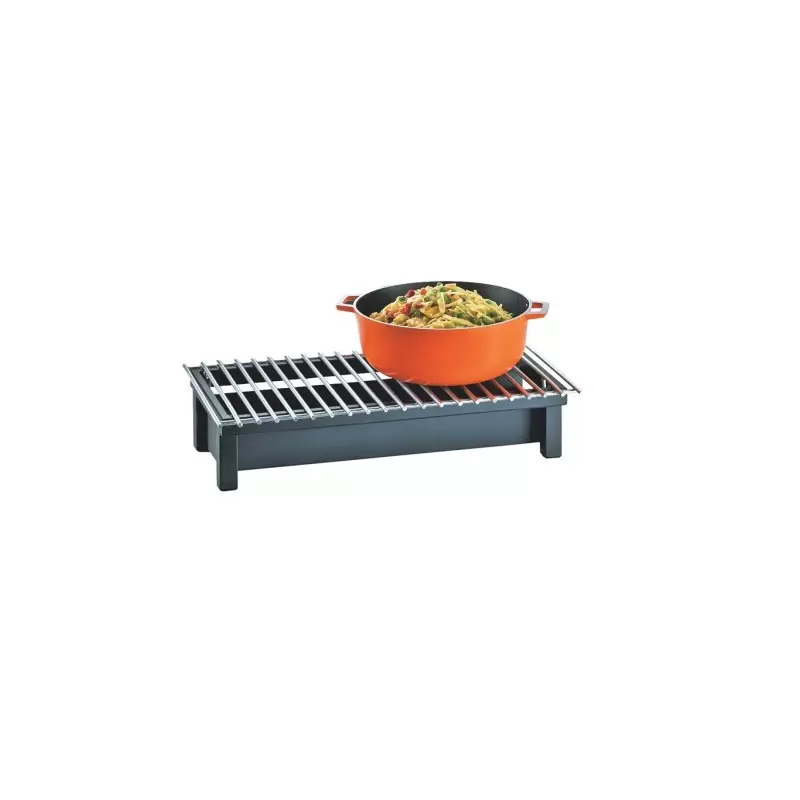 Cal-Mil One By One Black Chafer Griddle - 22" x 12" x 4"