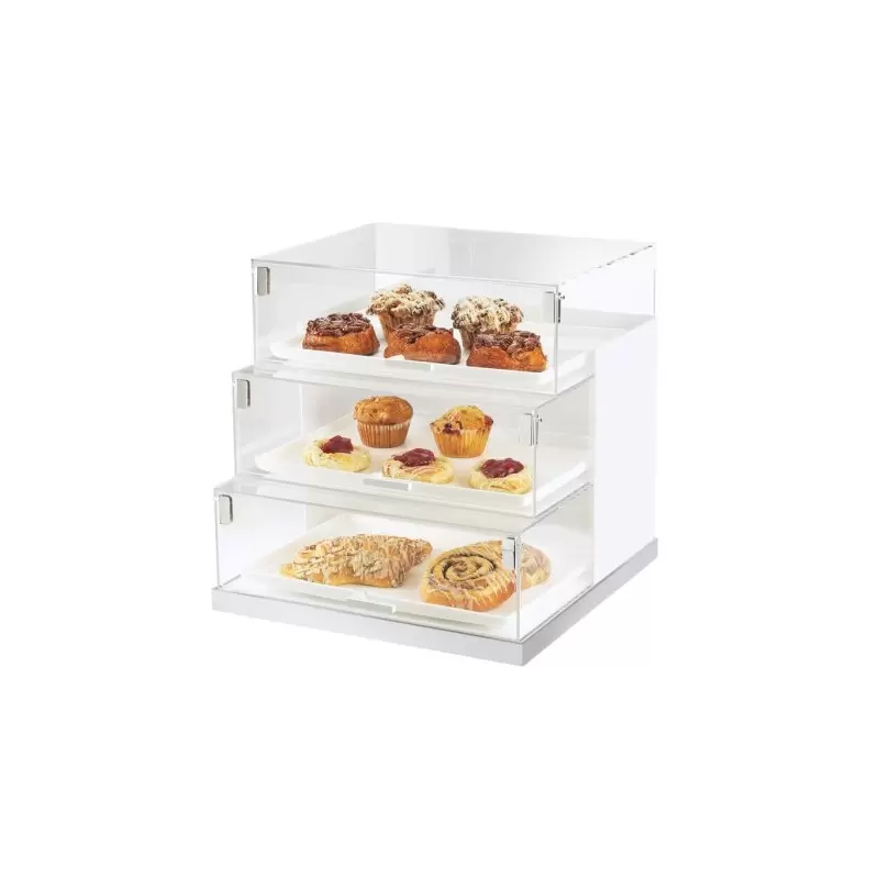 Cal-Mil Luxe Three Tier Bakery Display Case - 19" x 20" x 19"