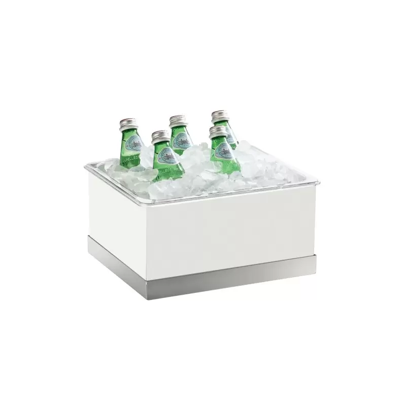 Cal-Mil Luxe Ice Housing With Clear Pan 10" x 12"