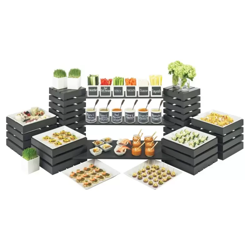 Cal-Mil Midnight Square Crate Riser Display - 12" x 12" x 12"