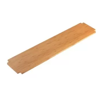 Cal-Mil Bamboo Rectangular Shelf For Interlink Elevation Riser Displays - 7" x 32"