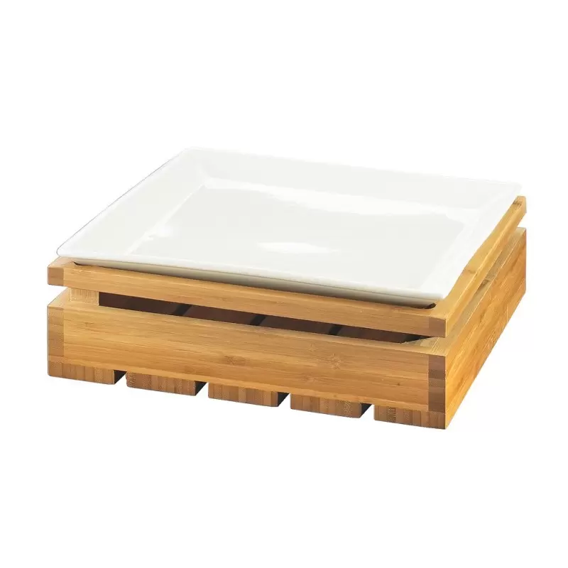 Cal-Mil Bamboo Square Crate Riser Display - 12" x 12" x 4"