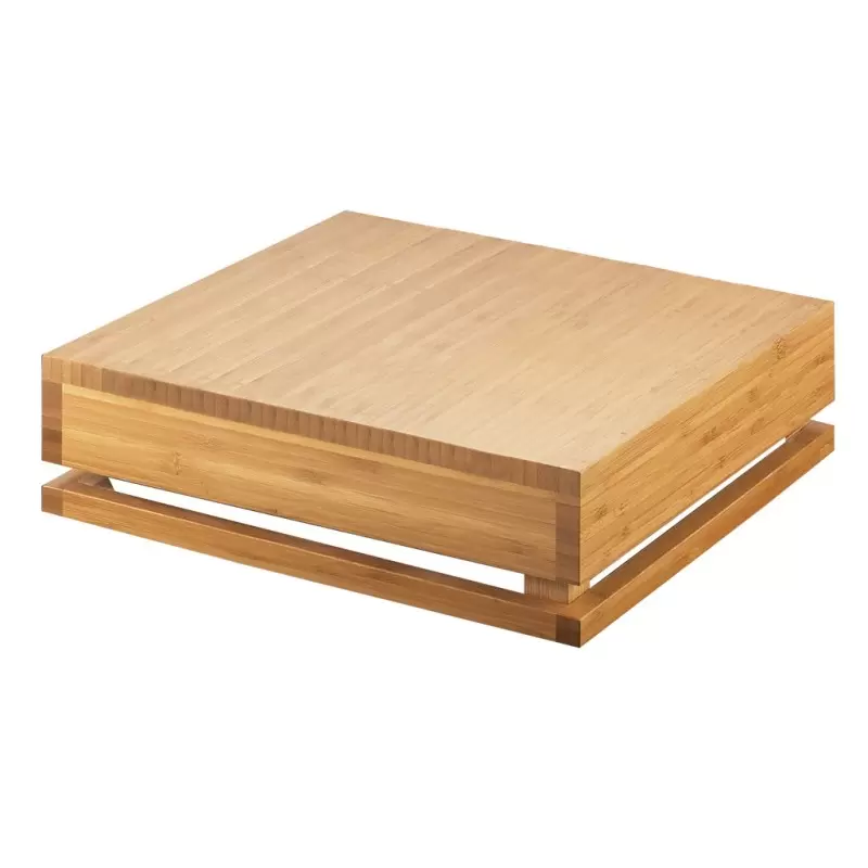 Cal-Mil Bamboo Square Crate Riser Display - 12" x 12" x 4"