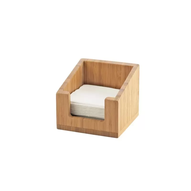 Cal-Mil Bamboo 5 1/4" x 5 1/4" x 4 11/16" Napkin Holder