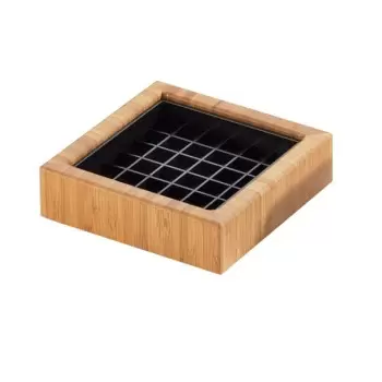 Cal-Mil Bamboo Drip Tray 4"...