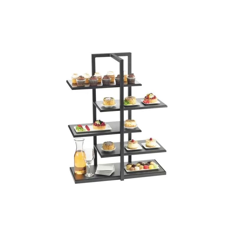 Cal-Mil Midnight Bamboo Multi - Level Shelf Display - 28 1/2" x 13 1/2" x 36 1/2"