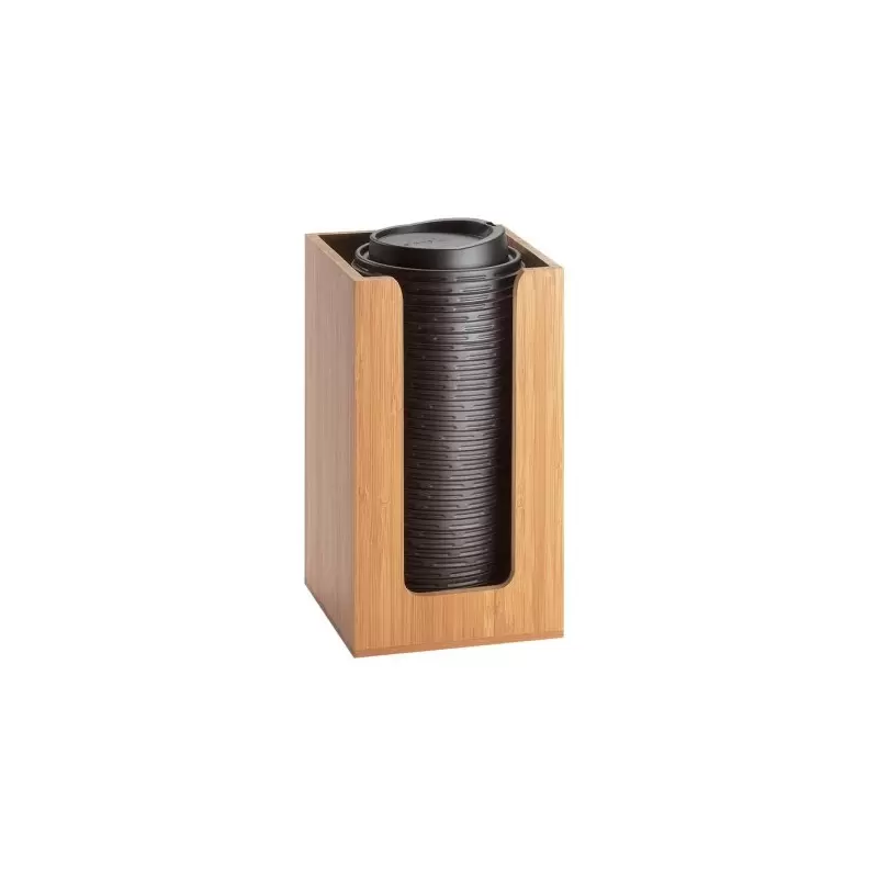 Cal-Mil Bamboo Single Countertop Cup and Lid Organizer