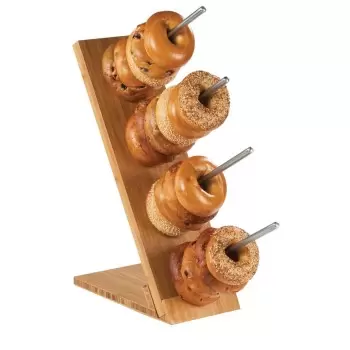 Cal-Mil Bamboo Donut/Bagel Holder