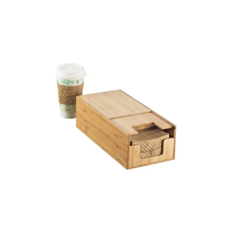 Cal-Mil Bamboo Coffee Sleeve Dispenser