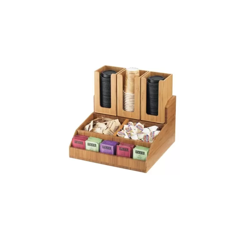 Cal-Mil Bamboo Condiment Station