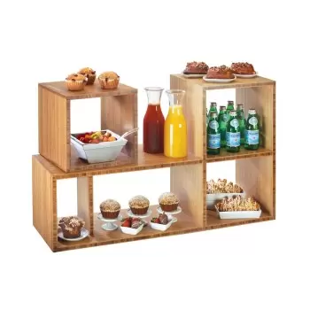 Cal-Mil Bamboo Library Riser Display - 38" x 12" x 24"