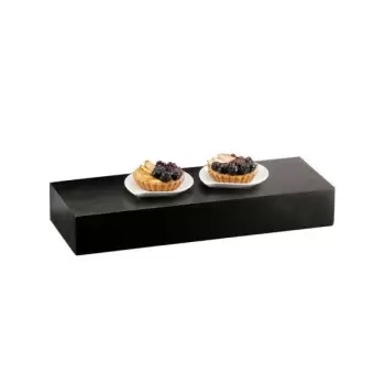 Cal-Mil Midnight Bamboo 20 1/2" x 7" x 3" Rectangular Riser Display