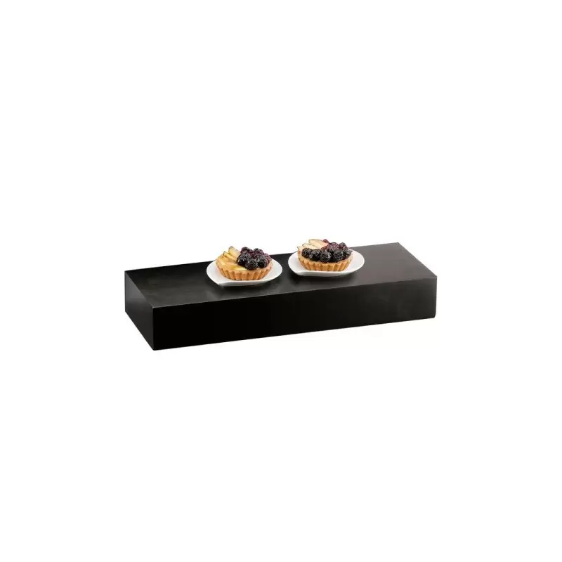 Cal-Mil Midnight Bamboo 20 1/2" x 7" x 3" Rectangular Riser Display