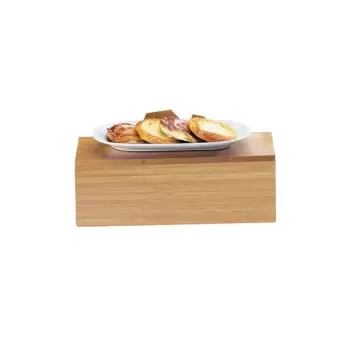 Cal-Mil Bamboo 20 1/2" x 7" x 7" Rectangular Riser Display