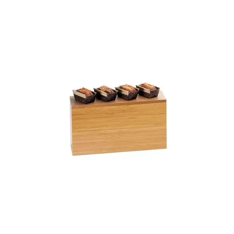 Cal-Mil Bamboo 20 1/2" x 7" x 11" Rectangular Riser Display