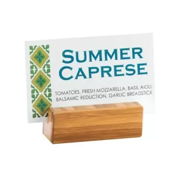 Cal-Mil Bamboo Card Holder