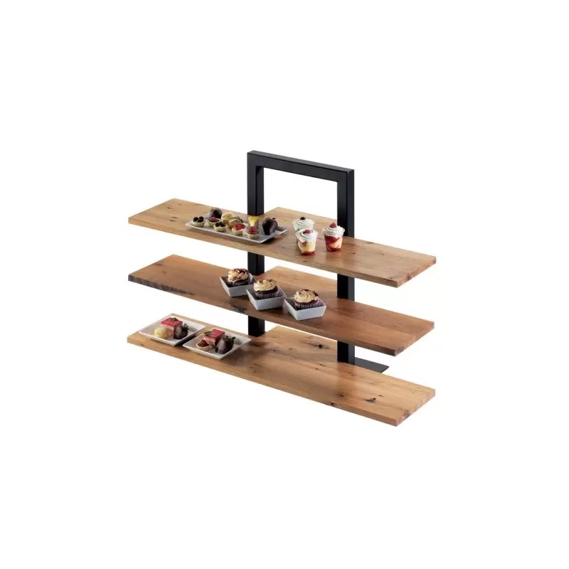 Cal-Mil Crushed Bamboo 11 1/2" x 32" Shelf For 3 Tier Frame Riser Display