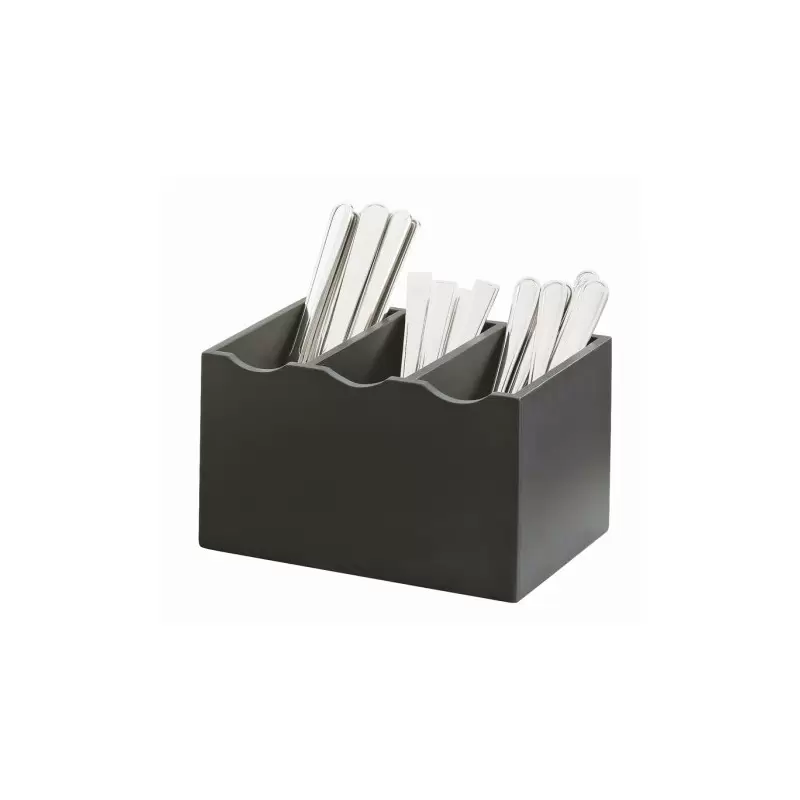 Cal-Mil Midnight Bamboo Flatware Display