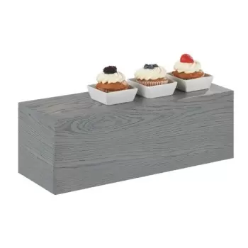 Cal-Mil Ashwood 20 1/2" x 7" x 7" Rectangular Riser Display