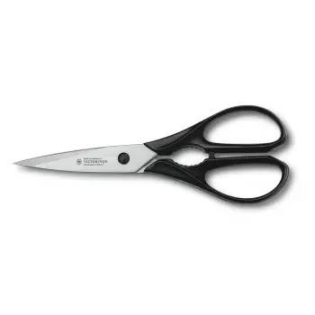 Victorinox Utility Shear, 4" with bottle opener, black polypropylene handle