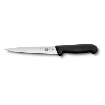 Victorinox Fibrox Fillet, 7" stiff blade, black Fibrox Pro handle