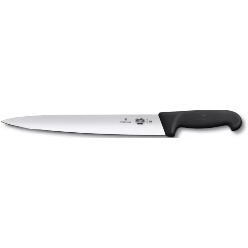 Victorinox Fibrox Chef's Slicer Knife, 10" semi-flexible pointed blade, black Fibrox handle