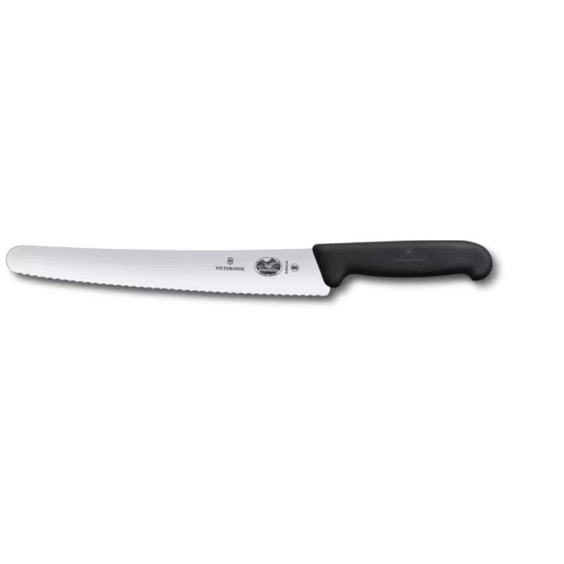 Victorinox Fibrox Baker's Bread & Cake Knife, 10¼" blade, serrated edge, black Fibrox handle