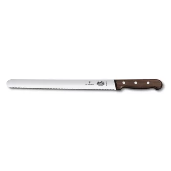 Victorinox Wood Roast Beef Slicer, 14" blade, serrated edge, wood handle