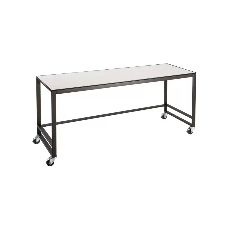 Cal-Mil Monterey 72" x 24" x 34" White Merchandising Table