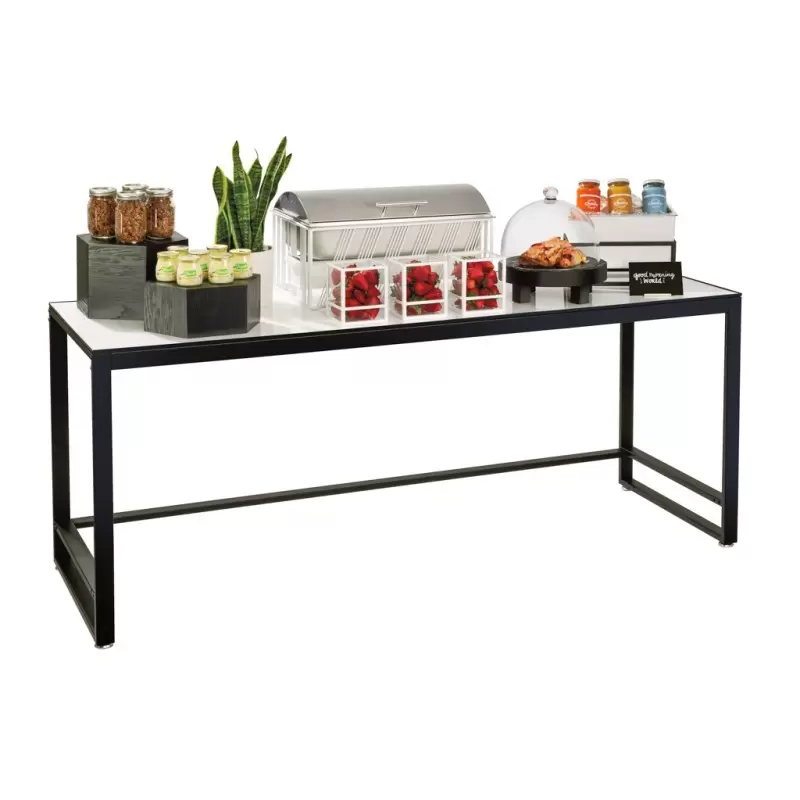 Cal-Mil Monterey 72" x 24" x 34" White Merchandising Table