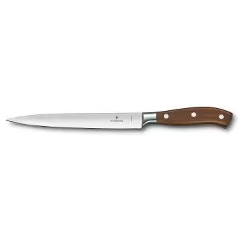 Victorinox Grand Maitre Black Fillet, Forged, 8" Straight, Flexible Blade Black