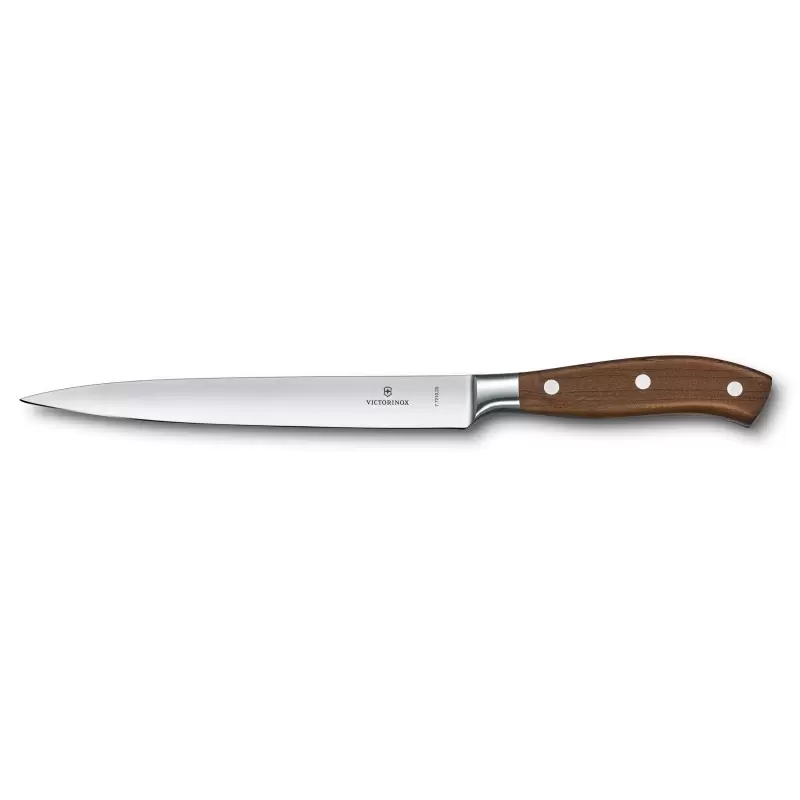 Victorinox Grand Maitre Black Fillet, Forged, 8" Straight, Flexible Blade Black