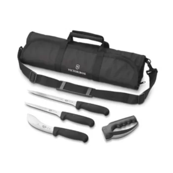 Victorinox 7-Piece Knives Culinary Set, wood handles, with canvas case